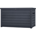 koll living auflagenboxkissenbox goliath xxl 870 liter farbe graphit l 100 wasserdicht l mit belueftung dadurch kein uebler geruchschimmel l moderne holzoptik l deckel belastbar bis 50 kg