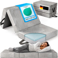 komfort klappmatratze 90x200 x 15 cm - memory foam - gaestebett und faltmatratze als gaestematratze - bequem waschbar