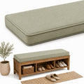 sitzauflage bank - sitzkissen aus leinen fuer eine esszimmerbank 5cm dicke sitzauflage sitzkissen bank bankauflage bankkissen waschbare stuhlkissen bankpolster gartenbank auflage outdoor