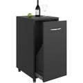 outdoor kueche mit ausziehbarem stauraum modulares design schwarz outdoor kuechenschrank wetterfest fuer pizzaofen grill kuechentisch mit abfallschrank hoehe 90 cm
